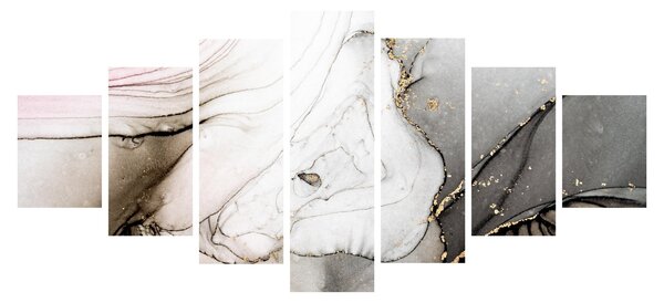 Obraz - Mramorový inkoust (210x100 cm)