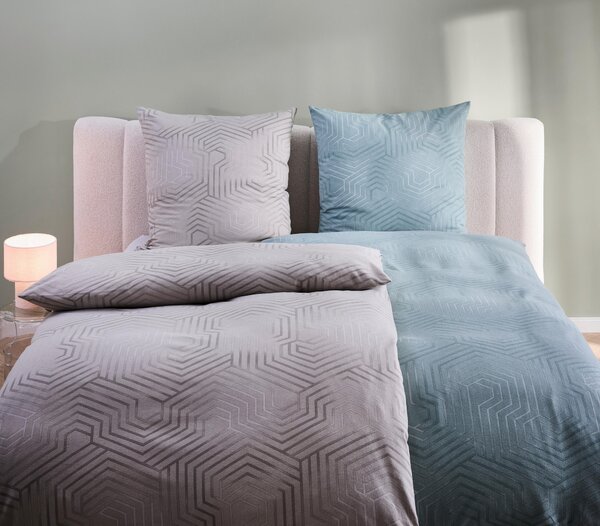 POVLEČENÍ, flanel, šedohnědá, 135/200 cm Estella - Online Only povlečení, Online Only