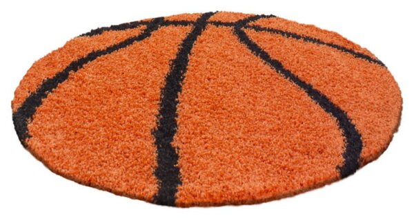 Dětský koberec Fun oranžový míč, kruh