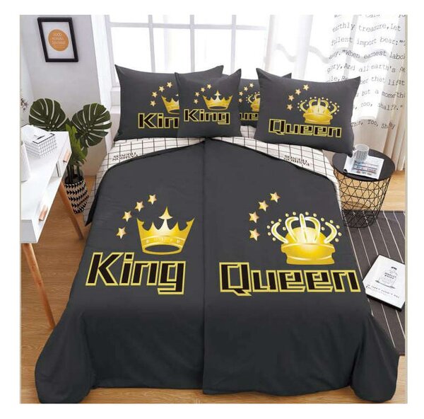 6dílné povlečení - King & Queen