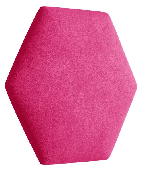ETapik - Čalouněný panel Hexagon - Růžová 2310