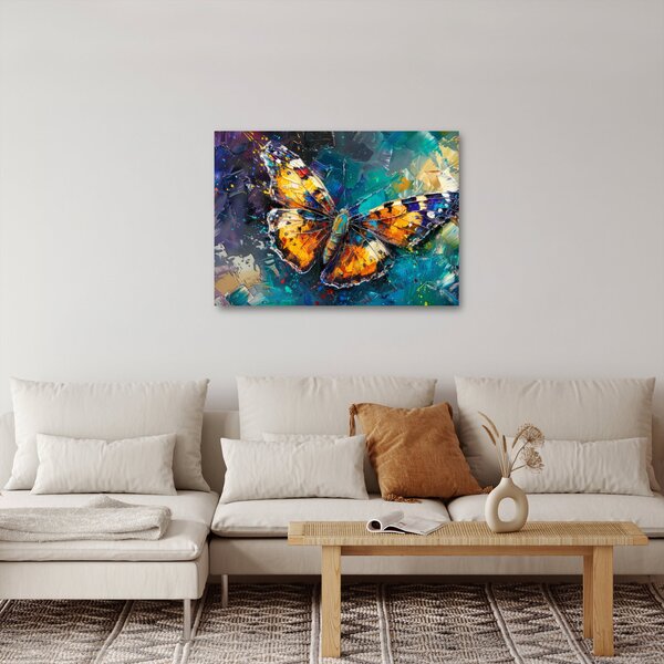 Obraz - Motýl, olejomalba (70x50 cm)