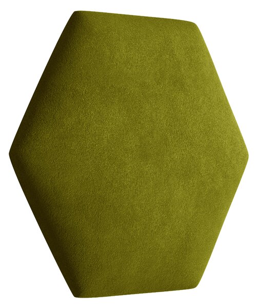 ETapik - Čalouněný panel Hexagon - Zelená 2312