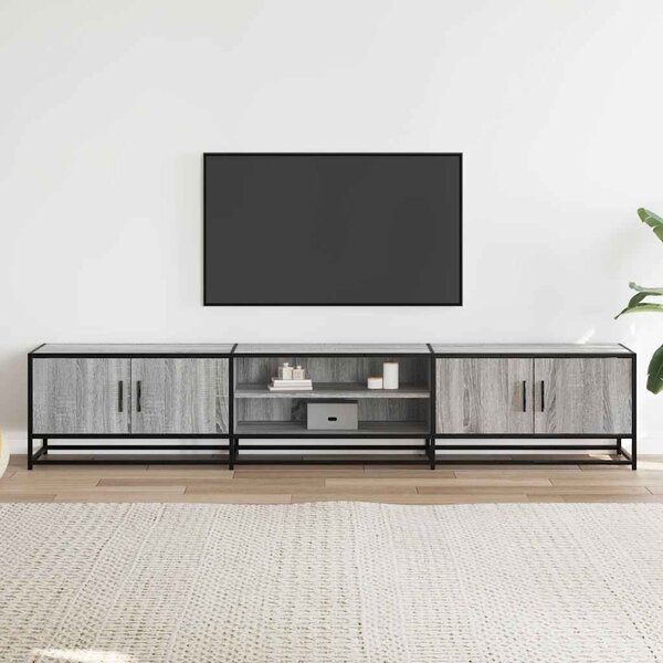 TV skříňka šedá sonoma 210 x 35 x 41 cm kompozitní dřevo 3300783
