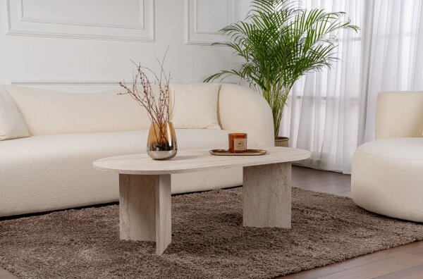 Konferenční stolek NEL 119x60 cm béžová