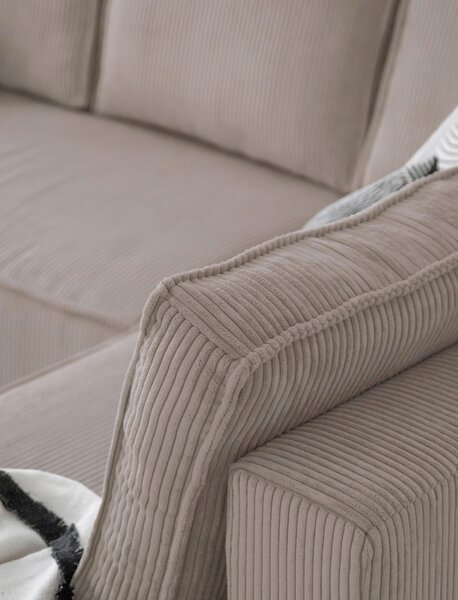 SEDACÍ SOUPRAVA, textil, šedohnědá MID.YOU - Sedací soupravy, Online Only