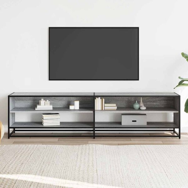 TV skříňka šedá sonoma 180,5 x 40 x 46 cm kompozitní dřevo 3300803