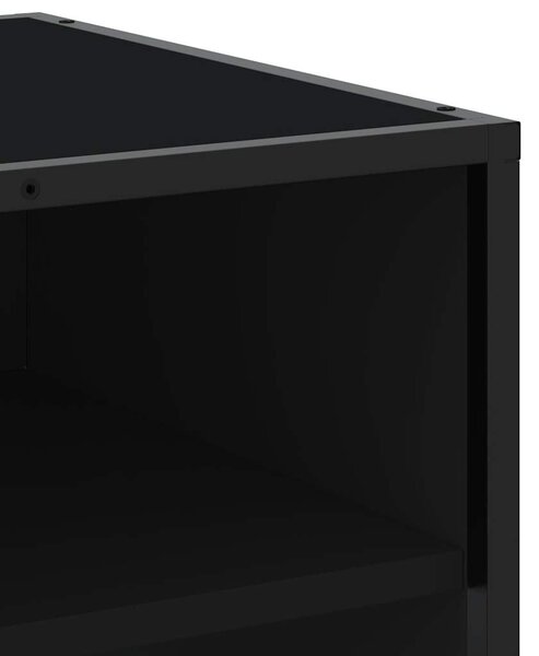 TV skříňka černá 180,5 x 40 x 46 cm kompozitní dřevo 3300800