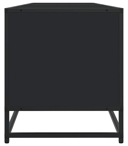 TV skříňka černá 180,5 x 40 x 46 cm kompozitní dřevo 3300800