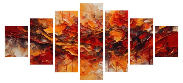 Obraz - Abstrakce (210x100 cm)