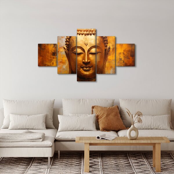 Obraz - Buddha, olejomalba (125x70 cm)