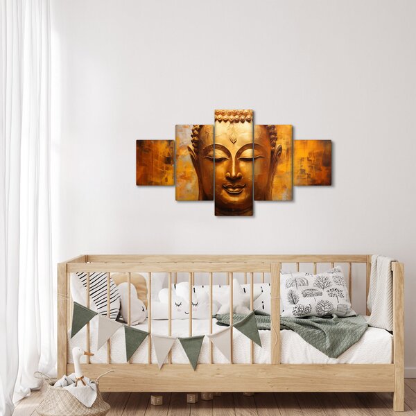 Obraz - Buddha, olejomalba (125x70 cm)
