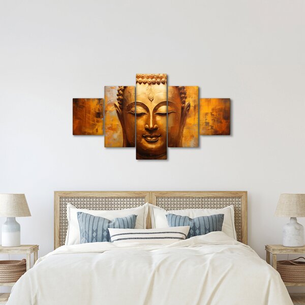 Obraz - Buddha, olejomalba (125x70 cm)