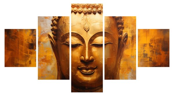 Obraz - Buddha, olejomalba (125x70 cm)