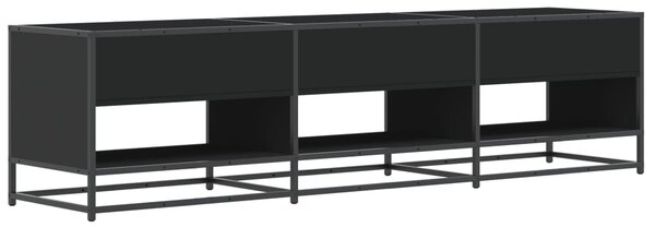 TV skříňka černá 180 x 40 x 46 cm kompozitní dřevo 3300805