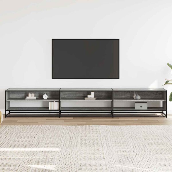 TV skříňka šedá sonoma 270 x 40 x 46 cm kompozitní dřevo 3300813