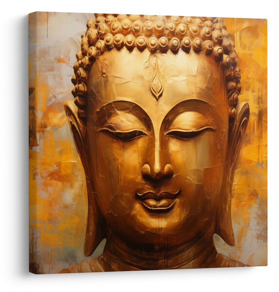 Obraz - Buddha, olejomalba (30x30 cm)