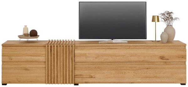 NÍZKÁ KOMODA, dub, barvy dubu, 248,8/55,3/44 cm Linea Natura - Komody z masivu