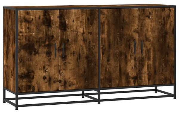 Příborník kouřový dub 134 x 35 x 76 cm kompozitní dřevo 3300817