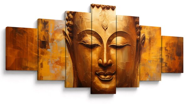 Obraz - Buddha, olejomalba (210x100 cm)