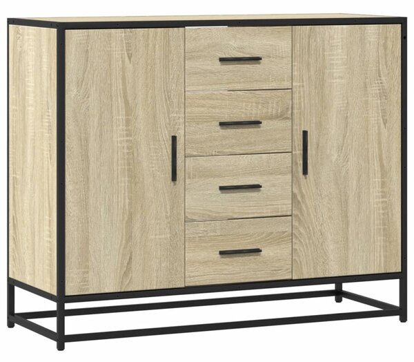 Příborník dub sonoma 92 x 35 x 76 cm kompozitní dřevo 3300826
