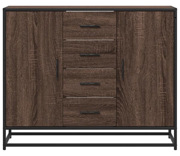 Příborník hnědý dub 92 x 35 x 76 cm kompozitní dřevo 3300829