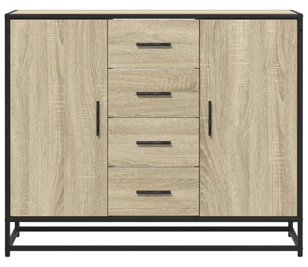Příborník dub sonoma 92 x 35 x 76 cm kompozitní dřevo 3300826
