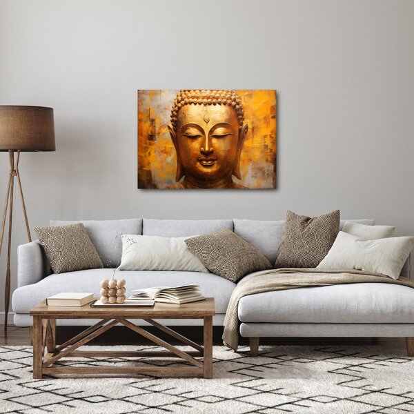 Obraz - Buddha, olejomalba (70x50 cm)