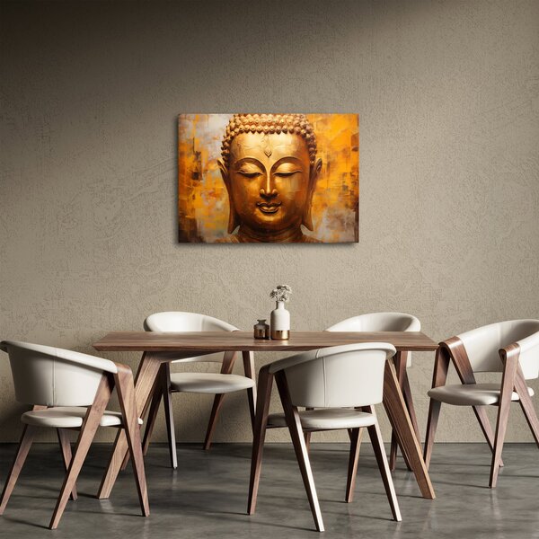 Obraz - Buddha, olejomalba (70x50 cm)