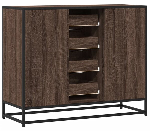 Příborník hnědý dub 92 x 35 x 76 cm kompozitní dřevo 3300829
