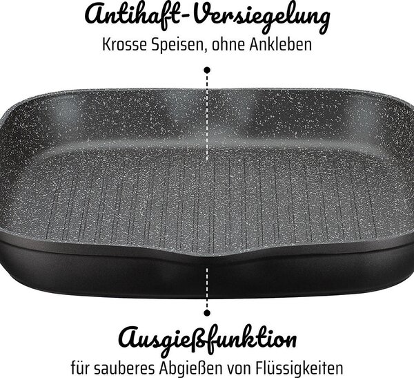 SADA PÁNVÍ povrch Vitaflon® Quarzit 3dílné 20+24+28 cm GSW - Online Only vaření, Online Only