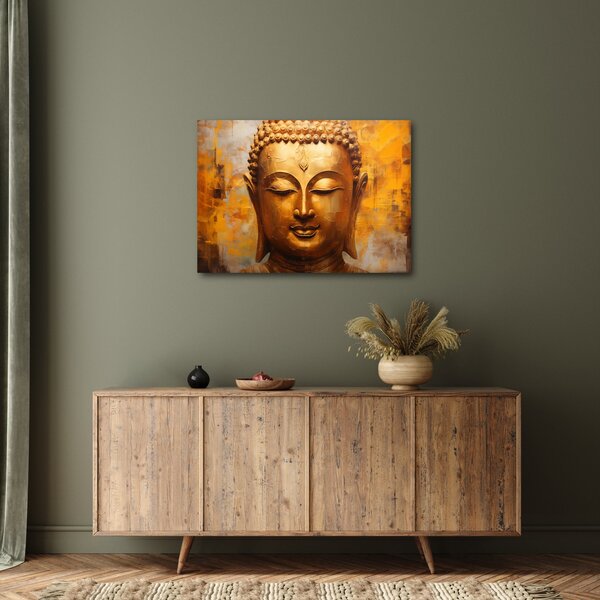 Obraz - Buddha, olejomalba (70x50 cm)