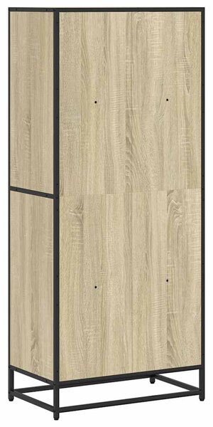 Knihovna dub sonoma 60 x 35 x 139 cm kompozitní dřevo 3300841