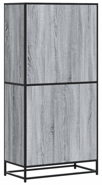 Skříň highboard šedá sonoma 68 x 35 x 139 cm kompozitní dřevo 3300833
