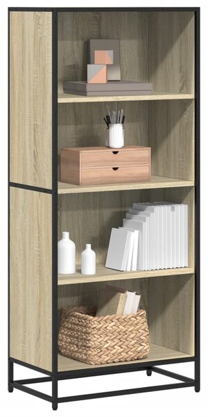 Knihovna dub sonoma 60 x 35 x 139 cm kompozitní dřevo 3300841
