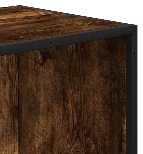 Knihovna kouřový dub 60 x 35 x 139 cm kompozitní dřevo 3300842