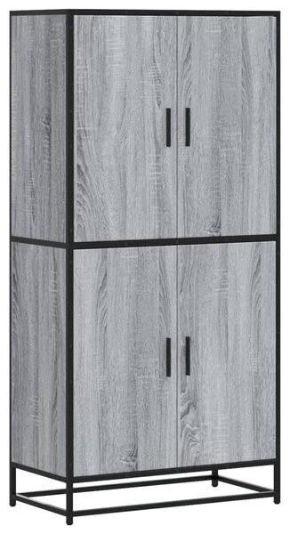 Skříň highboard šedá sonoma 68 x 35 x 139 cm kompozitní dřevo 3300833