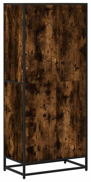 Knihovna kouřový dub 60 x 35 x 139 cm kompozitní dřevo 3300842