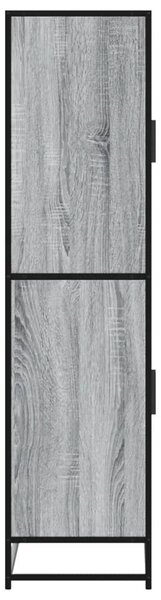Skříň highboard šedá sonoma 68 x 35 x 139 cm kompozitní dřevo 3300833