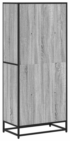 Knihovna šedá sonoma 60 x 35 x 139 cm kompozitní dřevo 3300843