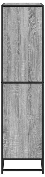 Knihovna šedá sonoma 80,5 x 35 x 139 cm kompozitní dřevo 3300848