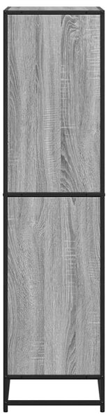 Knihovna šedá sonoma 60 x 35 x 139 cm kompozitní dřevo 3300843