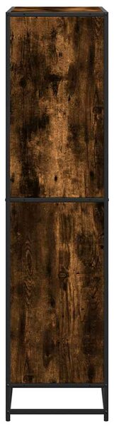 Knihovna kouřový dub 80,5 x 35 x 139 cm kompozitní dřevo 3300847