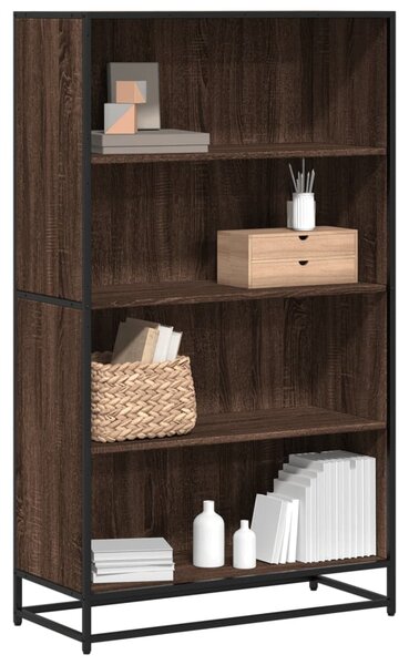 Knihovna hnědý dub 80,5 x 35 x 139 cm kompozitní dřevo 3300849