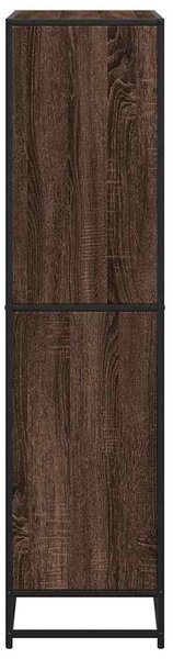Knihovna hnědý dub 80,5 x 35 x 139 cm kompozitní dřevo 3300849