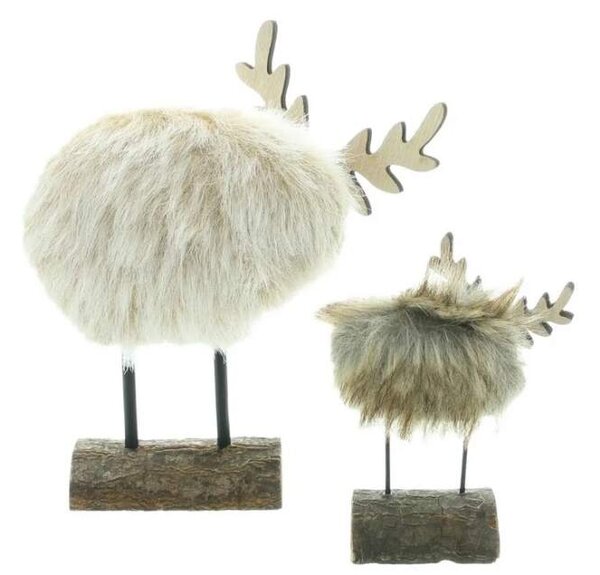 Dekorační figurka Los set 2 ks VÝPRODEJ