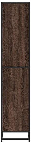 Knihovna hnědý dub 60 x 35 x 170,5 cm kompozitní dřevo 3300854