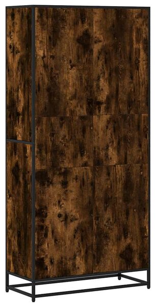 Knihovna kouřový dub 80,5 x 35 x 170,5 cm kompozitní dřevo 3300857