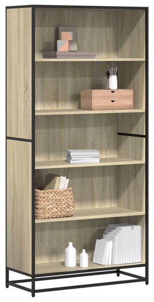 Knihovna dub sonoma 80,5 x 35 x 170,5 cm kompozitní dřevo 3300856