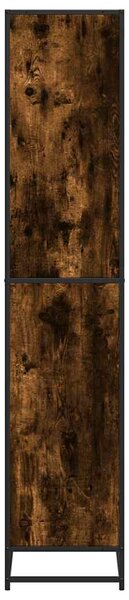 Knihovna kouřový dub 80,5 x 35 x 170,5 cm kompozitní dřevo 3300857